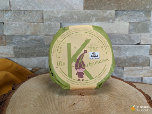 Le K - Fromage affiné à l'eau de vie & liqueur de poire Williams ~ 220 g