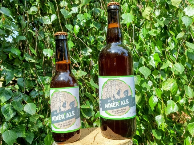 Bière artisanale rousse à la sève de bouleau - La Minér'Ale