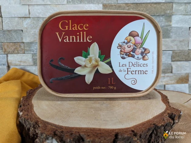 Glace vanille - Pot 1 litre