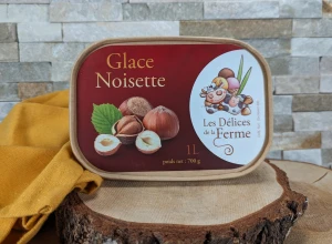 Glace noisette du Piémont - Pot 1 litre