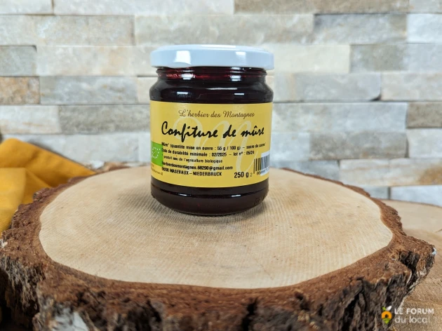 Confiture de mûre bio - 250 g