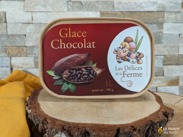 Glace chocolat - Pot 1 litre