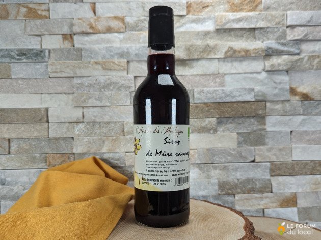 Sirop de mûre sauvage bio - 50 cl