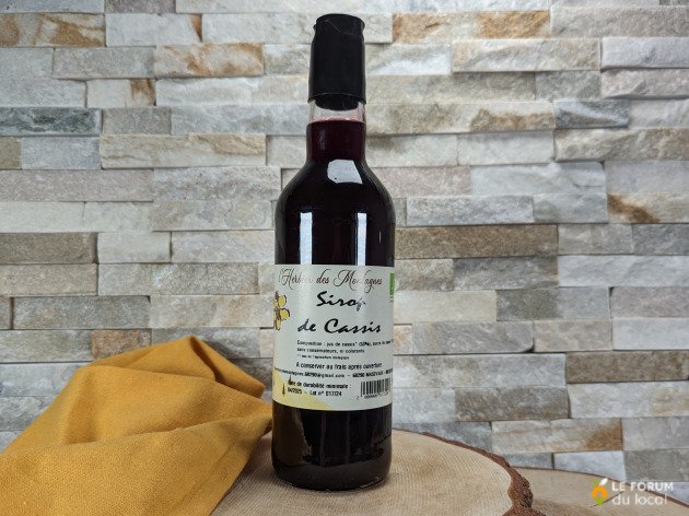 Sirop de cassis bio - 50 cl