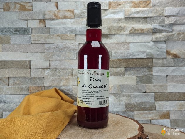 Sirop de groseille bio - 50 cl