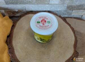 Fromage de chèvre à l'huile d'olive bio - 130 g