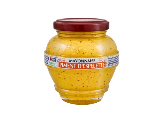 Mayonnaise au piment d'Espelette sans conservateur - 180 g