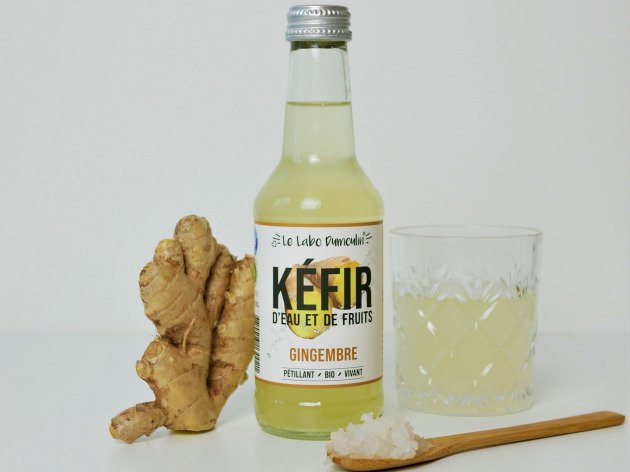 Kéfir de fruits bio -  Gingembre - 75 cl