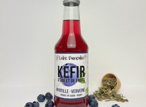 Kéfir de fruits bio -  Myrtille & Verveine - 75 cl