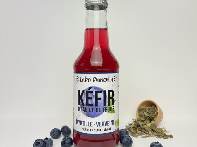 Kéfir de fruits bio -  Myrtille & Verveine - 75 cl