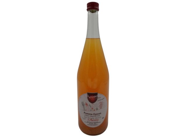 Jus de pomme épices - A boire froid ou chaud - 1 litre