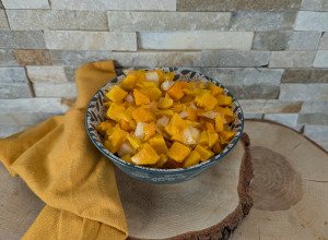 Douceur de courges (potimarron, butternut, oignon) bio - Sous-vide