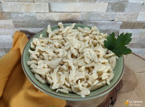 Spaetzles maison aux herbes