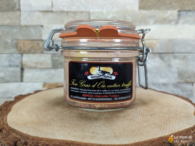 Foie gras d'oie entier truffé 3% mi-cuit - 175 g