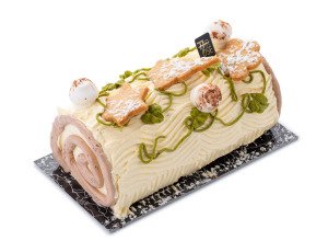 Mini bûche praliné bio - 1 personne