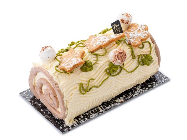 Mini bûche praliné bio - 1 personne