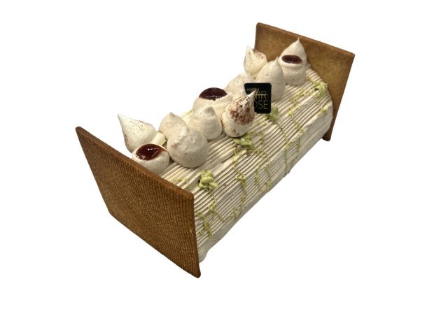 Bûche églantine et châtaigne bio - 4 à 6 personnes