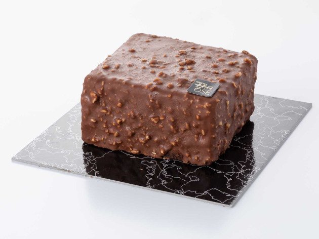 Entremet chocolat et caramel beurre salé bio - 4, 6, 8, 10 ou 12 personnes