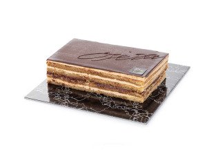 Opéra au chocolat grand cru bio - 4, 6, 8, 10 ou 12 personnes