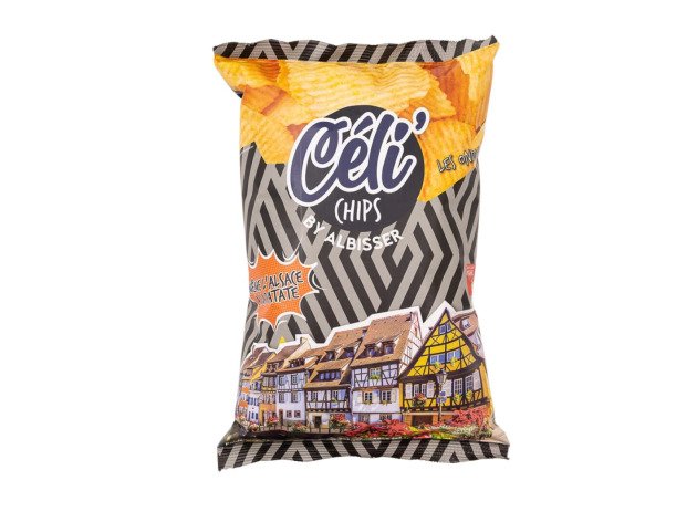 Céli' Chips artisanale - Nature ondulée - 125 g