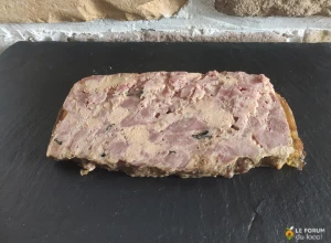 Terrine de canard au foie gras - Tranche épaisse