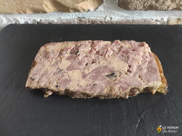 Terrine de canard au foie gras - Tranche épaisse