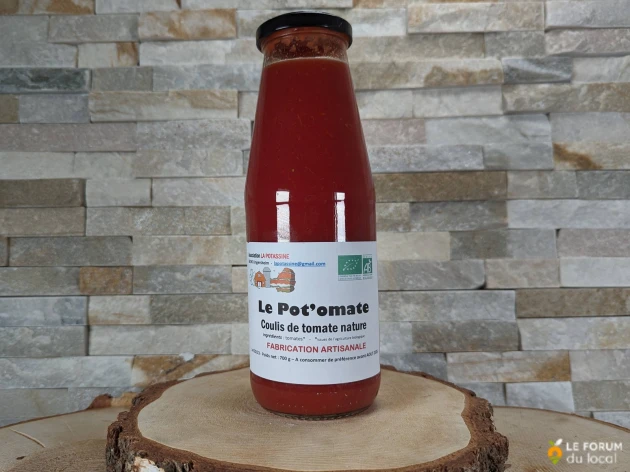 Coulis de tomate nature bio - Pot'Omates