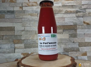 Coulis de tomate basilic bio - Pot-Omates