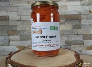 Carottes en batônnets bio - Pot'ager - 680 g