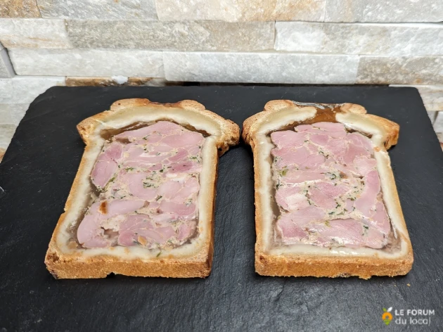 Pâté en croûte de porc - Nature - 2 tranches