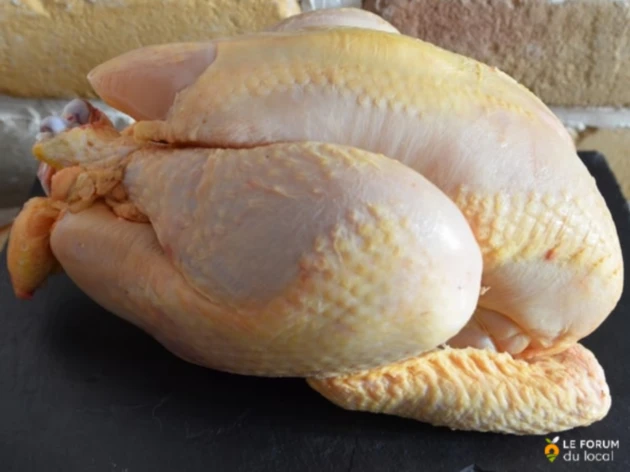 Poulet fermier prêt à cuire bio - 4/6 personnes