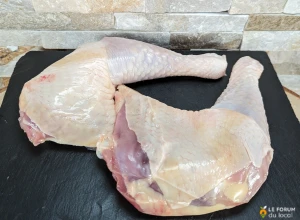 Cuisses de poulet fermier bio - 2 pièces