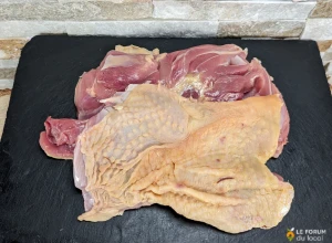 Cuisses de poulet fermier désossées bio - 2 pièces