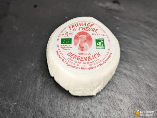 Fromage de chèvre frais nature bio - 100 g