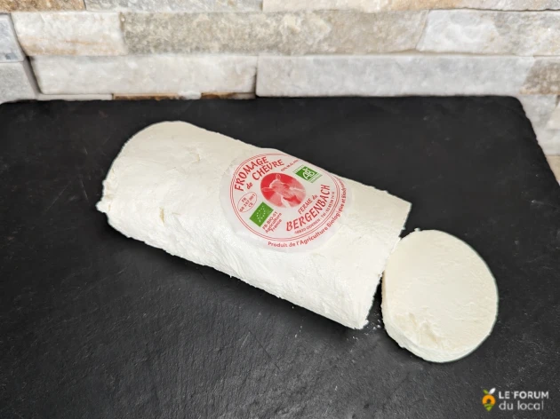 Fromage de chèvre frais nature bio - Bûchette