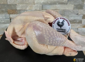 Poulet fermier prêt à cuire - 4/6 personnes