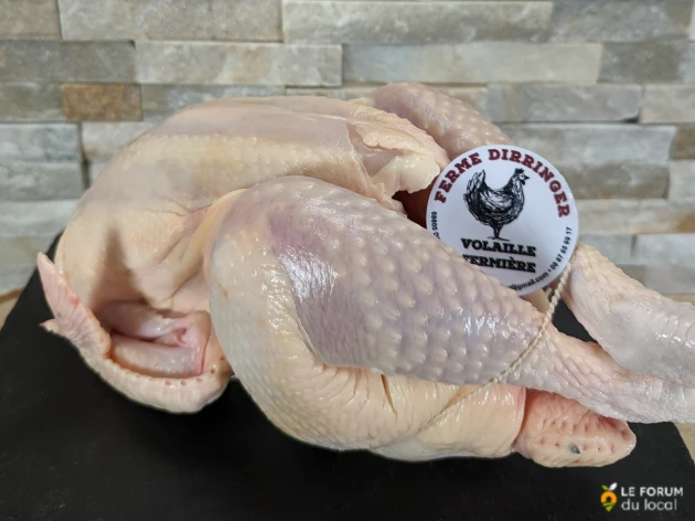 Poulet fermier prêt à cuire - 4/6 personnes