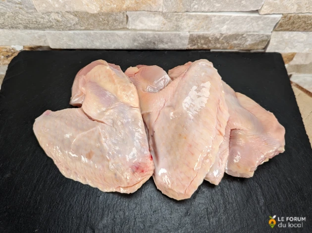 Ailes de poulet fermier - 6 pièces