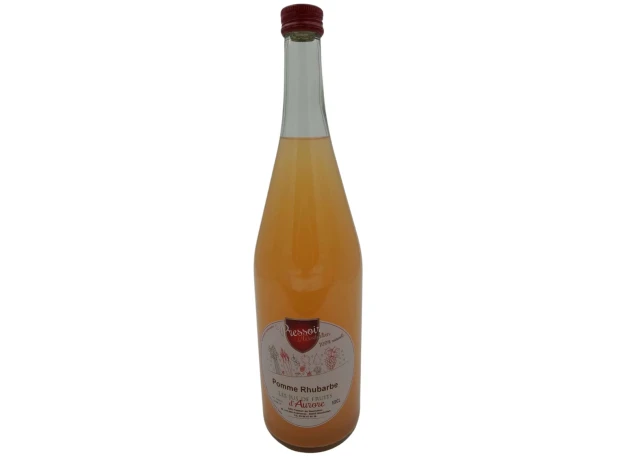 Jus de pomme et rhubarbe artisanal - 1 litre