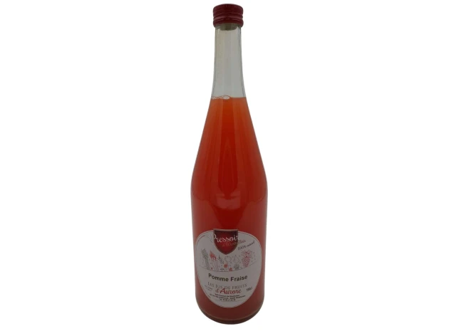 Jus de pomme et fraise artisanal - 1 litre