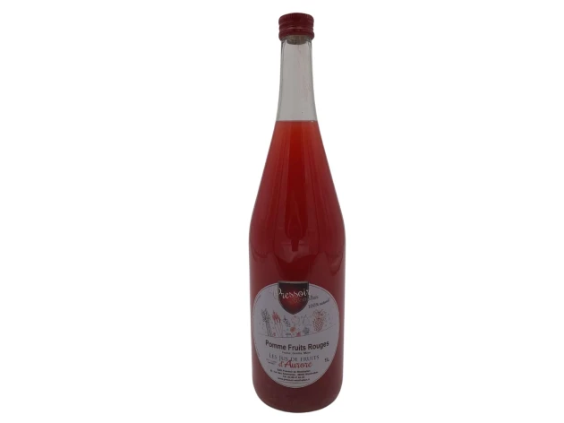 Jus de pomme et fruits rouges artisanal - 1 litre