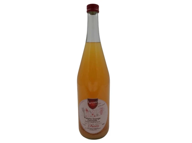 Jus de pomme, orange, cannelle - A boire froid ou chaud - 1 litre