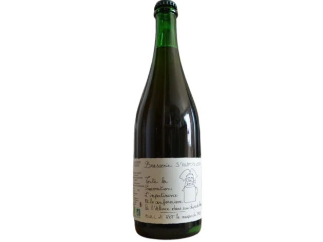 Bière artisanale ambrée bio - 75 cl