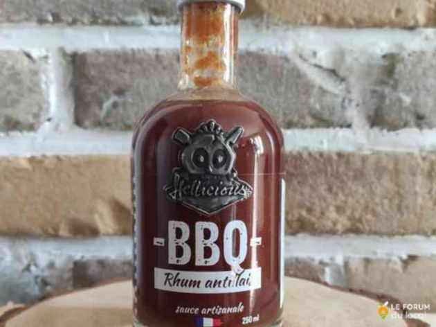 Sauce barbecue artisanale - Rhum Antillais - 250 ml