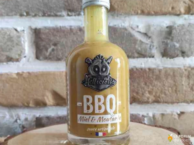 Sauce barbecue artisanale - Miel & Moutarde - 250 ml