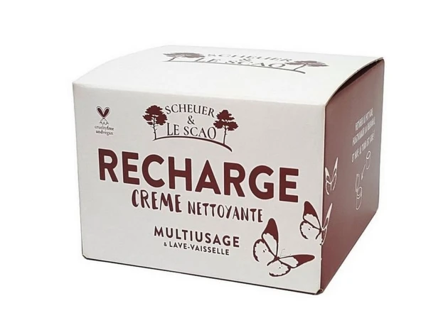 Recharge - crème nettoyante multi-usage bio - équivalent à 80L de nettoyants dilués