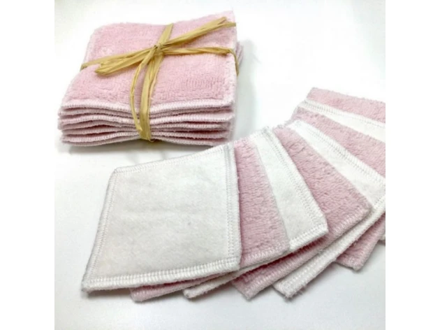 Lingettes démaquillantes lavables - 8 pièces