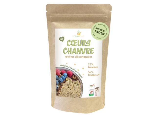 Graines de chanvre décortiquées bio - 200 g