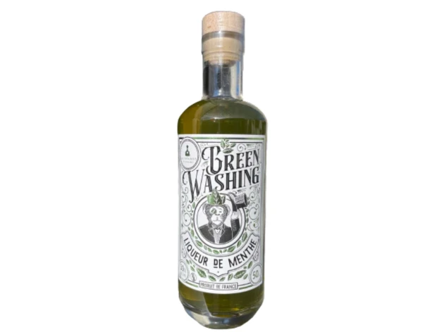 Liqueur de menthe - Green Washing - 50 cl