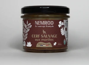 Terrine de cerf aux morilles - 100 g